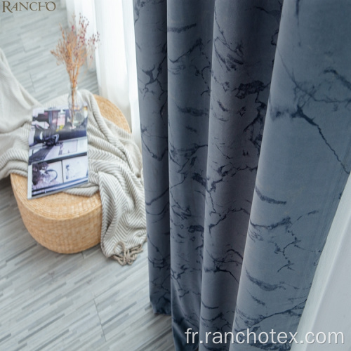 Salon Luxury Backossing Curtain Heavy Velvet rideaux